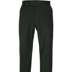 Caper Dark Green Stretch Wool Blend Dress Trouser-casual & dress trousers-FA2 Online Outlet Store