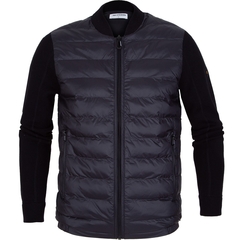 Padded Casual Jacket With Knit Sleeves-jackets & blazers-FA2 Online Outlet Store