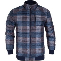 Check Print Padded Casual Jacket-jackets & blazers-FA2 Online Outlet Store