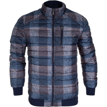 Check Print Padded Casual Jacket