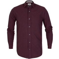 Treviso Melange Cotton Flannel Shirt-shirts-FA2 Online Outlet Store