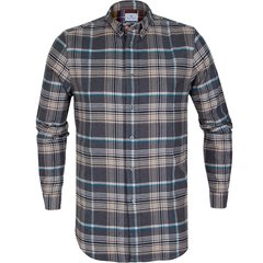 Brushed Flannel Cotton Check Shirt-shirts-FA2 Online Outlet Store