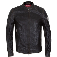Cobbe Aged Leather Biker Jacket-jackets & blazers-FA2 Online Outlet Store
