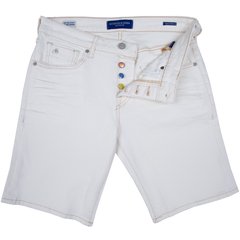Ralston White Stretch Denim Shorts-gifts-FA2 Online Outlet Store
