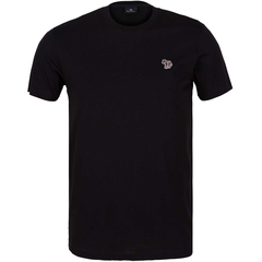Slim Fit Organic Cotton Zebra Logo Crew Neck T-Shirt-t-shirts & polos-FA2 Online Outlet Store