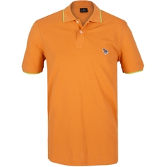 Stripe Collar Cotton-Pique Zebra Logo Polo-t-shirts & polos-FA2 Online Outlet Store