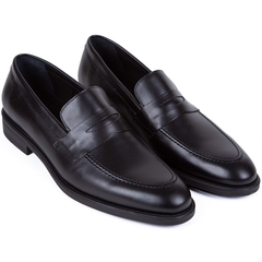 Remi Black Leather Loafer-shoes & boots-FA2 Online Outlet Store