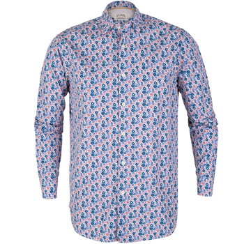 Treviso Floral Print Casual Cotton Shirt