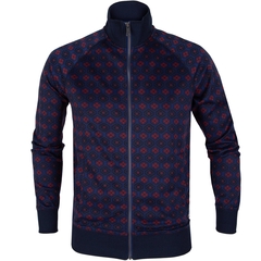 Zip-up Jacquard Track Top-sweats-FA2 Online Outlet Store