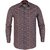 Beaumont Stretch Cotton Retro Geometric Print Shirt