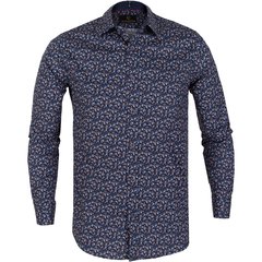 Blake Stretch Cotton Micro Floral Print Shirt-shirts-FA2 Online Outlet Store