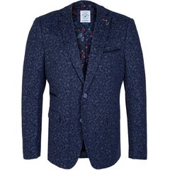 Jacquard Stretch Knit Blazer-jackets & blazers-FA2 Online Outlet Store