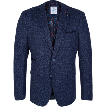 Jacquard Stretch Knit Blazer