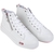 Athos Zip-up Hi-Top Leather Sneaker