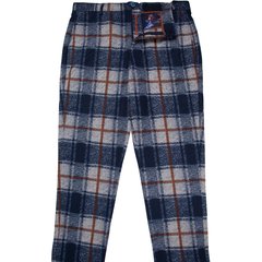 Bold Check Stretch Knit Trousers-casual & dress trousers-FA2 Online Outlet Store