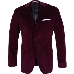 Informer Wine Velvet Blazer-jackets & blazers-FA2 Online Outlet Store