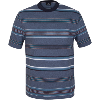 Regular Fit Multi Stripe Cotton T-Shirt