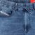 D-Krooley-Short Mid Wash Jogg Jean Shorts