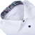 Slim Fit Luxury Cotton Twill Dress Shirt With Paisley Print Trim
