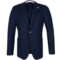Dream Luxury Cotton Pique Jersey Blazer-jackets & blazers-FA2 Online Outlet Store