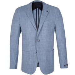 Smart Linen & Wool Blend Check Blazer-jackets & blazers-FA2 Online Outlet Store