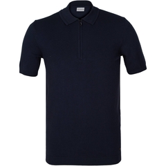 Short Sleeve Knit Zip-up Polo-t-shirts & polos-FA2 Online Outlet Store