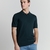 Short Sleeve Knit Zip-up Polo