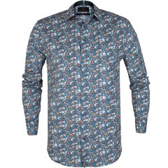 Beaumont Wild Animals Print Stretch Cotton Casual Shirt-shirts-FA2 Online Outlet Store