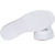 White/Light Blue Byron Leather Sneakers