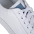 White/Light Blue Byron Leather Sneakers