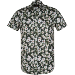 Brody Frangipani Print Short Sleeve Shirt-shirts-FA2 Online Outlet Store