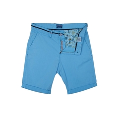 Bright Peached Twill Stretch Cotton Shorts-shorts-FA2 Online Outlet Store