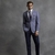 Angelo Wool & Linen Blend Check Blazer