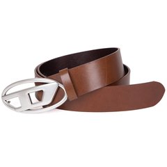 D-Logo Silver Buckle Leather Belt-sale gifts-FA2 Online Outlet Store