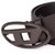 D-Logo Matte Buckle Leather Belt