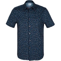Tailored Fit Small Leaf Print Short Sleeve Shirt-shirts-FA2 Online Outlet Store