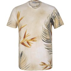 Large Floral Print T-Shirt-t-shirts & polos-FA2 Online Outlet Store