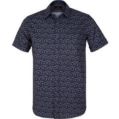 Brody Micro Paisley Print Short Sleeve Shirt-shirts-FA2 Online Outlet Store