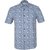 Short Sleeve Geometric Print Casual Shirt
