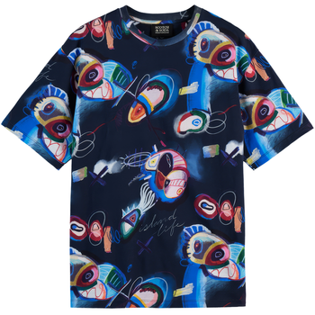 Relaxed Fit Abstract Print T-Shirt