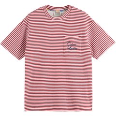 Relaxed Fit Double Face Stripe T-Shirt-t-shirts & polos-FA2 Online Outlet Store