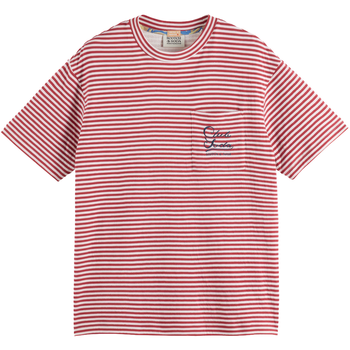 Relaxed Fit Double Face Stripe T-Shirt