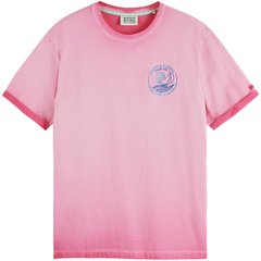 Regular Fit Cold Dye Chest Print T-Shirt-t-shirts & polos-FA2 Online Outlet Store