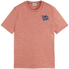 Chest Print Melange T-Shirt-t-shirts & polos-FA2 Online Outlet Store