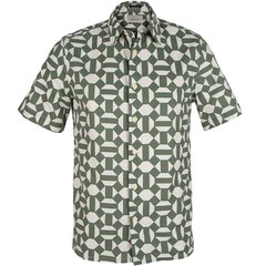 Aly Geometric Print Short Sleeve Shirt-shirts-FA2 Online Outlet Store