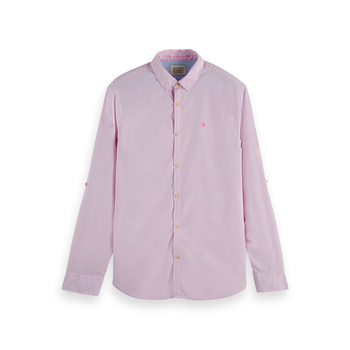 Slim Fit Light Cotton Poplin Casual Shirt