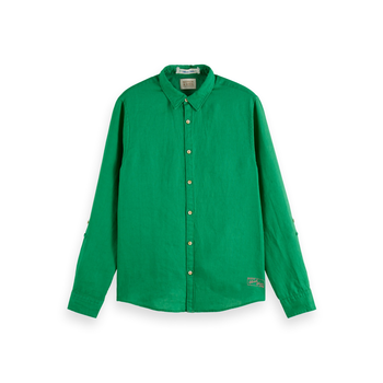 Regular Fit Linen Casual Shirt