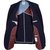 Navy Stretch Cotton Blend Knit Blazer