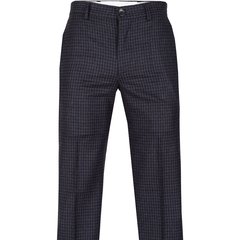 Mid Fit Wool Blend Check Trouser-casual & dress trousers-FA2 Online Outlet Store