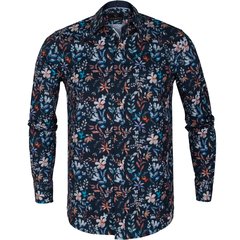 Richard Stretch Cotton Floral Print Shirt-shirts-FA2 Online Outlet Store